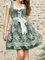 Dirndl Oktoberfest Kleidung Retro Spitze Party Kleid Damen Wiesn Bier Kostüm