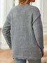 Lässig Langarm Pullover